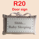 BABY SIGNS – Prices marked with each item