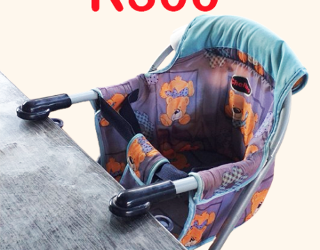 HOOK-ON FEEDING CHAIR – Prices marked with each item