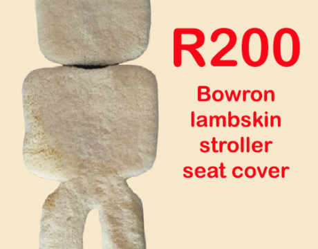 BOWRON LAMBSKIN STROLLER SEAT COVER – R200